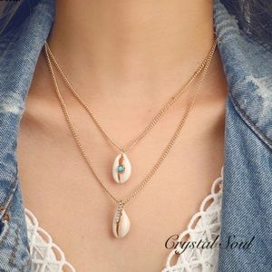 🎉Bohemian Multi Layered Shell Pendant Necklace